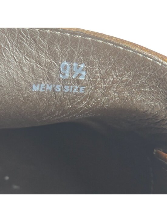 Tods Italy Mens Size 9.5 Light Brown Leather Dress Casual Shoes Penny Loafers main image 3